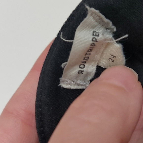 Madewell Roadtripper Jeans, Black Size 24 - Picture 7 of 10